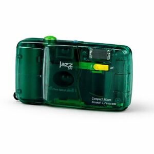 Vintage Jazz 207 35mm Film Camera Translucent Green Panorama Point and Shoot